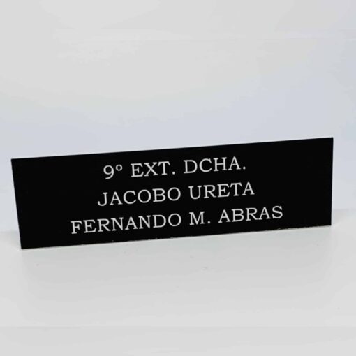 Placa Identificativa personalizable para el buzón