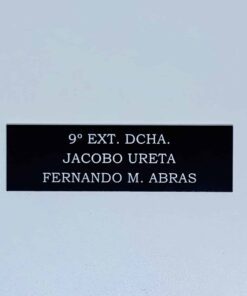 Placa Identificativa personalizada para el buzón