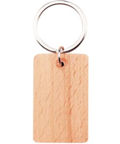 Llavero de madera personalizable