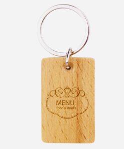 Llavero de madera personalizado para regalar