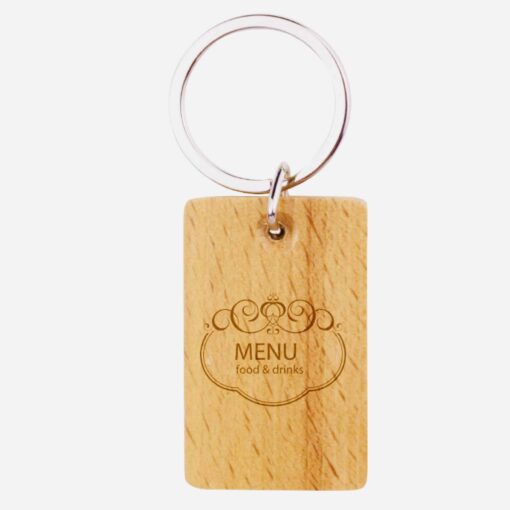 Llavero de madera personalizado para regalar