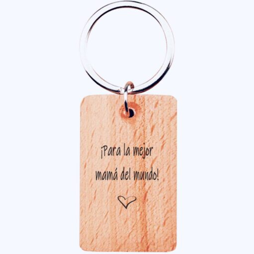 Llavero de madera personalizado en Druckmaster