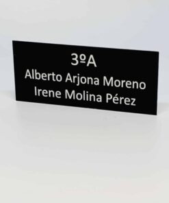 Placa Identificativa para el buzón