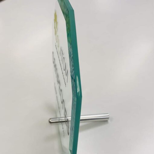 Placa Conmemorativa Personalizada, con soporte