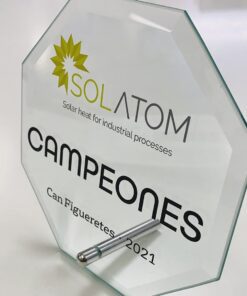 Placa Conmemorativa Personalizada, cristal