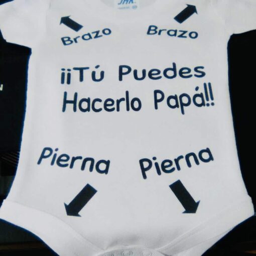 Body Bebé Personalizado Madrid, color blanco