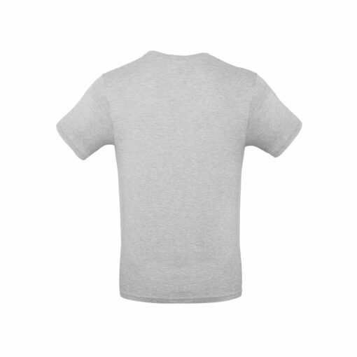 Camiseta Personalizada de algodón, color Ash Grey, espalda