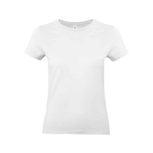 Camiseta Personalizada de algodón, 190 gramos, color Blanco, mujer