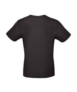 Camiseta Personalizada de algodón, color Negro, hombre, espalda