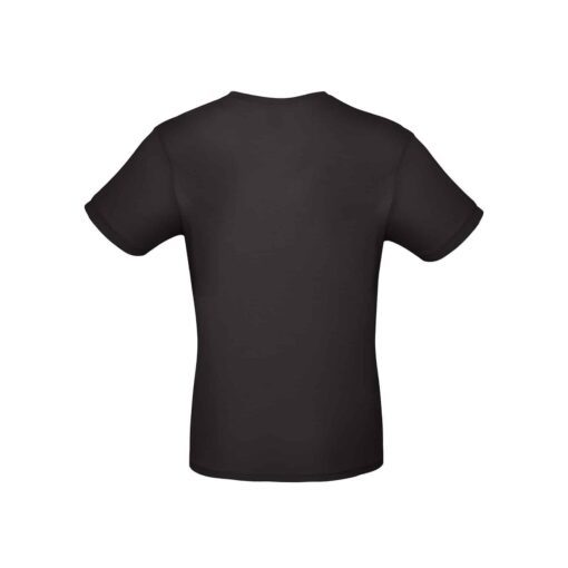 Camiseta Personalizada de algodón, color Negro, hombre, espalda