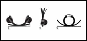 Pulseras luminosas para eventos, modo de cierre