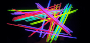 Pulseras luminosas de varios colores para eventos