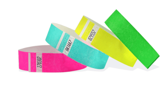 Pulseras Personalizadas de Papel para Eventos